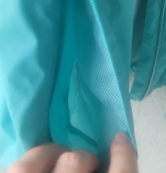 Columbia Women Light Blue Raincoat Windbreaker - Picture 6 of 11